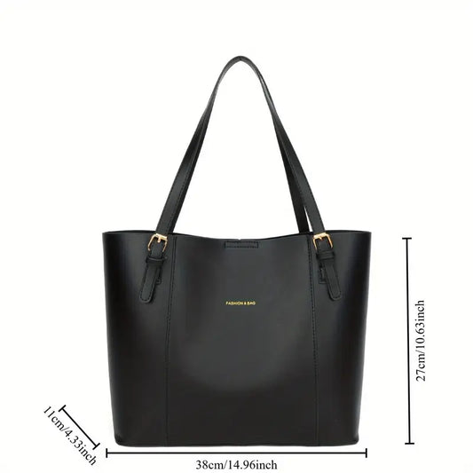 Elegant Leather Tote Bag – (CR-059)