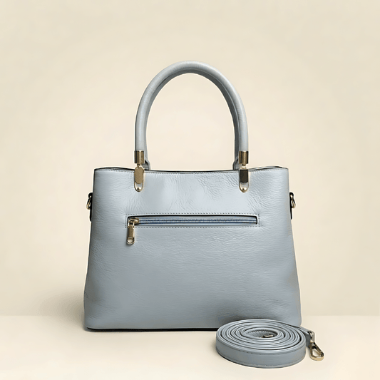 Luxury Textured Ladies Handbag With Matching Pouch CR-152