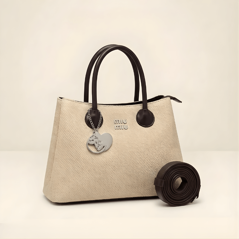 Handbag Bag for Ladies Stylish Daily Wear Tote with Designer Charm CR-153