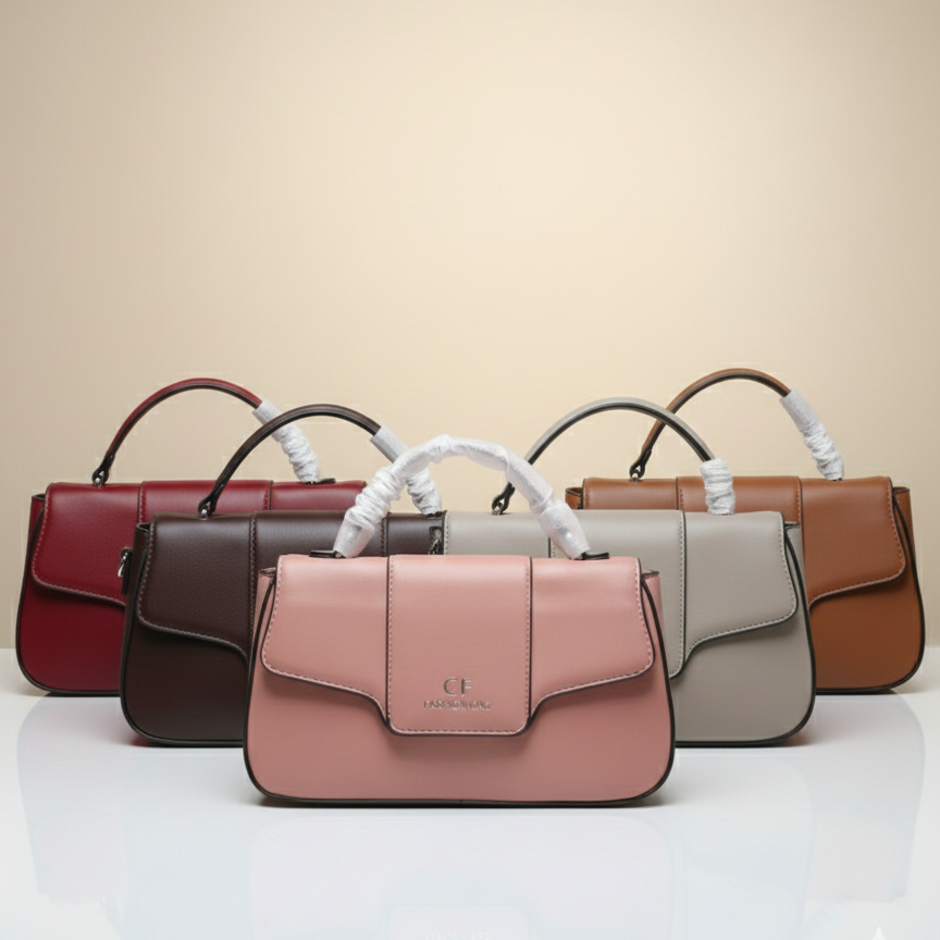 Luxury PU Leather HandBag for Women | CF Fashion Bag (CR-047)
