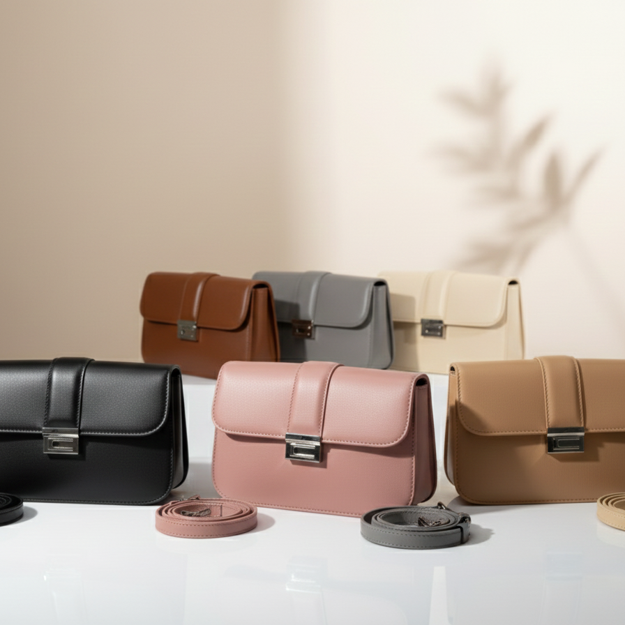 Classic Designer-Inspired Lock Purse (CR-096)