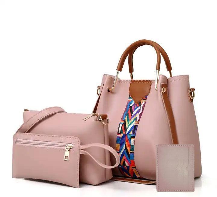 4-in-1 Blush Pink Handbag Set – Soft. Stylish. Sophisticated.