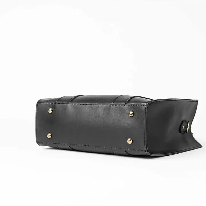 Classic Structured Tote with Detachable Pouch