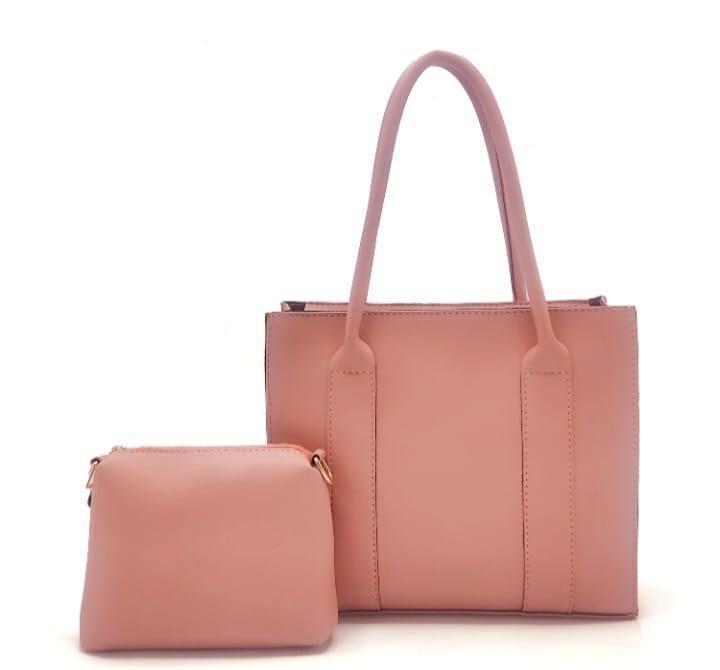 Classic Structured Tote with Detachable Pouch