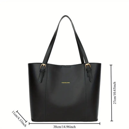 Elegant Leather Tote Bag – (CR-059)