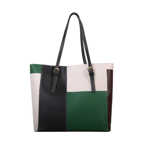 Colorblock Premium Tote Bag – Stylish & Spacious (ZTS CR 052)