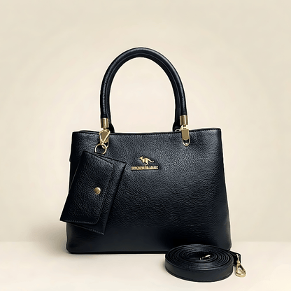 Luxury Textured Ladies Handbag With Matching Pouch CR-152