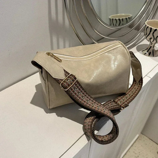 Vintage Leather Crossbody Bag