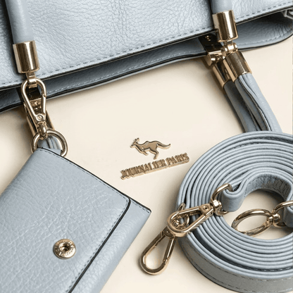 Luxury Textured Ladies Handbag With Matching Pouch CR-152