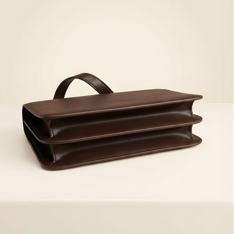 Luxury Suede Dual Tone Ladies Handbag CR-122