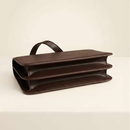Luxury Suede Dual Tone Ladies Handbag CR-122