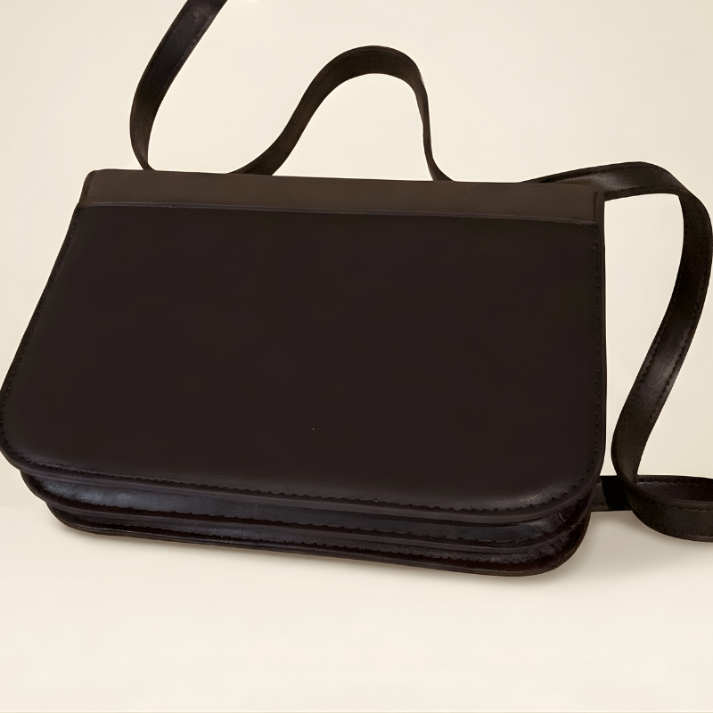 Luxury Suede Dual Tone Ladies Handbag CR-122