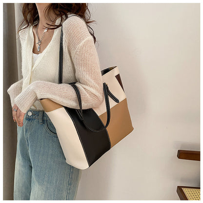 Colorblock Premium Tote Bag (CR-052)