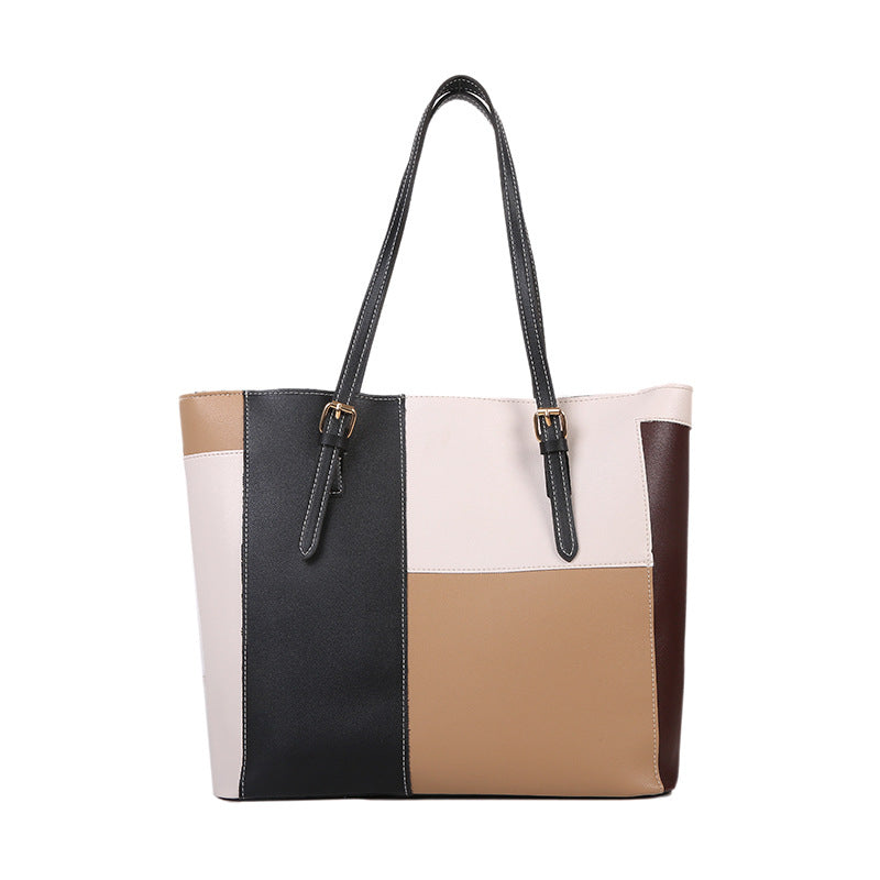Colorblock Premium Tote Bag – Stylish & Spacious (ZTS CR 052)
