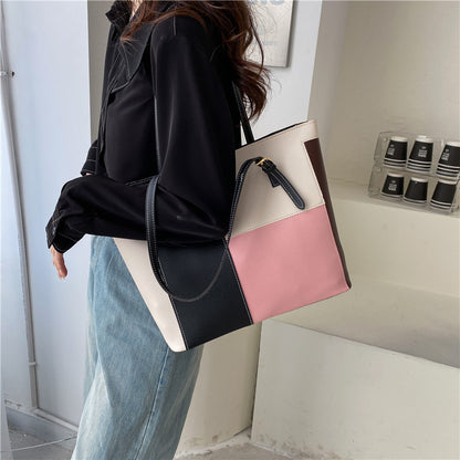 Colorblock Premium Tote Bag (CR-052)