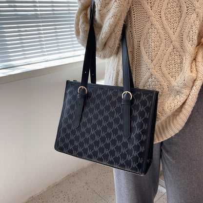 Tote Bag with Zip Closure FashionableZTS-CR