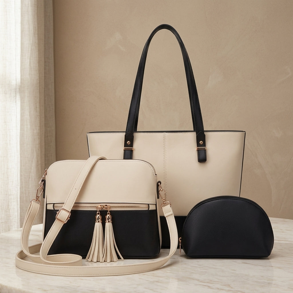 Chic Office Tote & Crossbody Combo Set CR-018