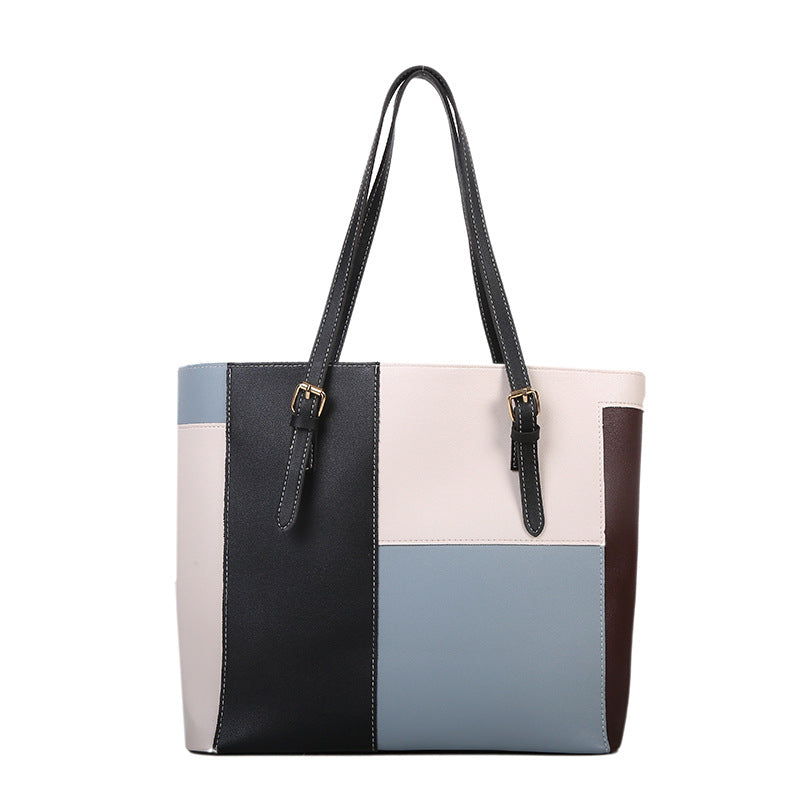 Colorblock Premium Tote Bag – Stylish & Spacious (ZTS CR 052)
