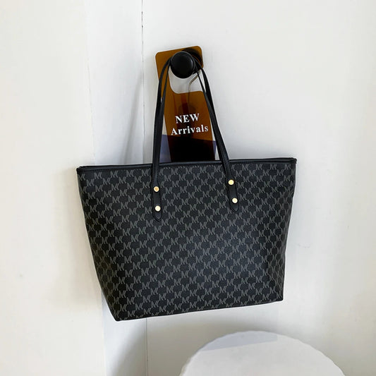 Monogram Print Luxury Tote Bag (ZTS-CR-036)