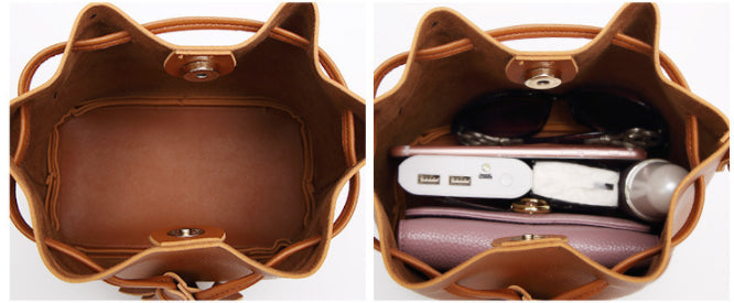 Mini Drawstring Bucket Crossbody Bag (ZTS CR 015)