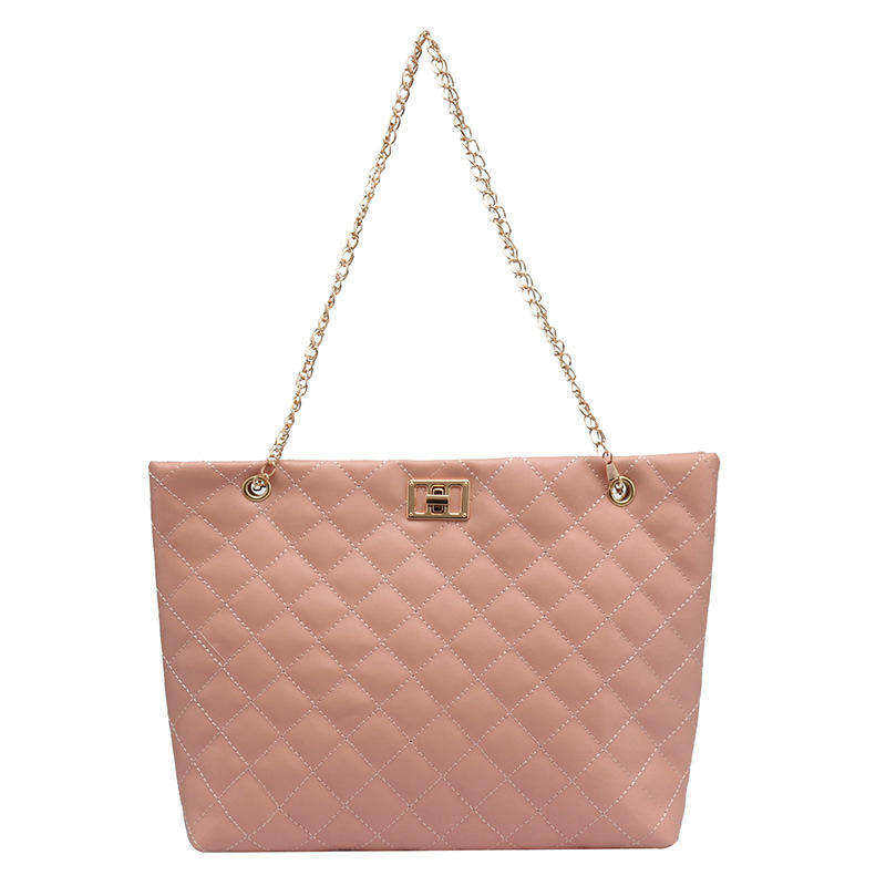 Elegant Quilted Chain Shoulder Bag – Premium Faux Leather (ZTS-CR-062)