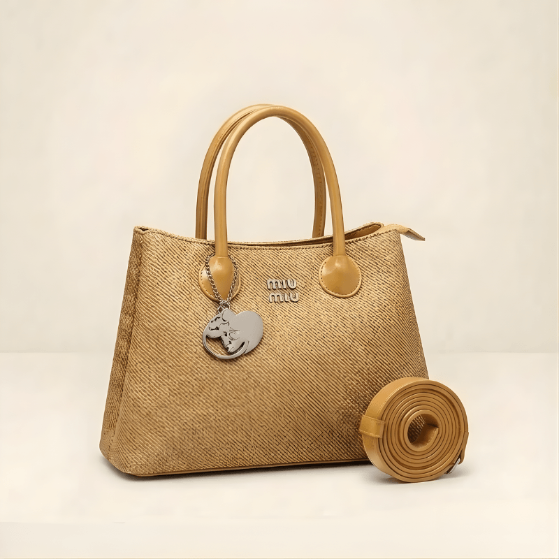 Handbag Bag for Ladies Stylish Daily Wear Tote with Designer Charm CR-153