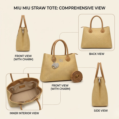 Handbag Bag for Ladies Stylish Daily Wear Tote with Designer Charm CR-153