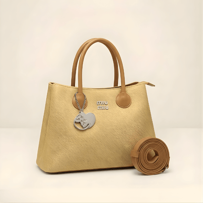 Handbag Bag for Ladies Stylish Daily Wear Tote with Designer Charm CR-153