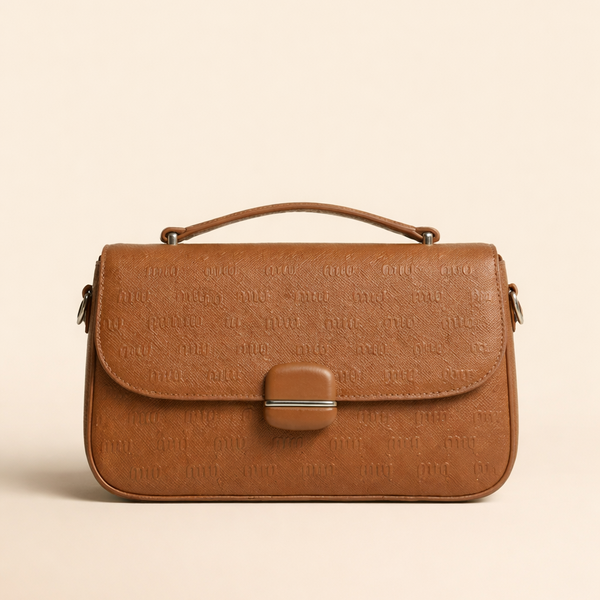 Elegant Textured Flap Handbag for Women (CR-123)