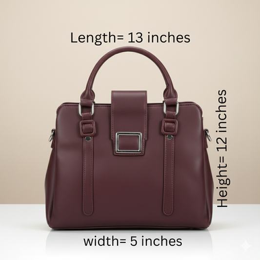 SquareBelt Structured Handbag (CR-083)