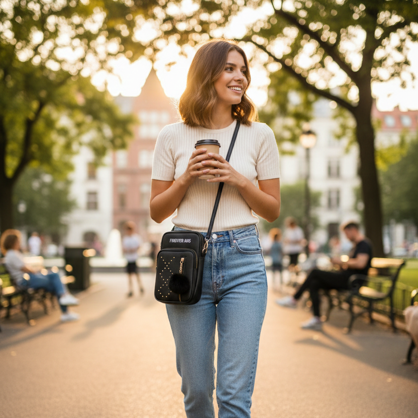 Forever AHS Studded Crossbody Mini Bag (CR-076)