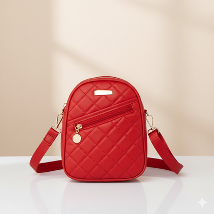 Quilted Mini Crossbody Bag (CR-077)