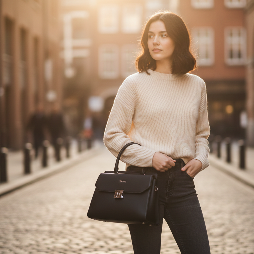 Trio Structured Handbag (CR-090)