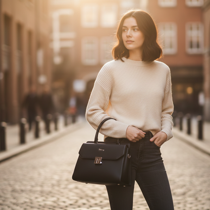 Trio Structured Handbag (CR-090)