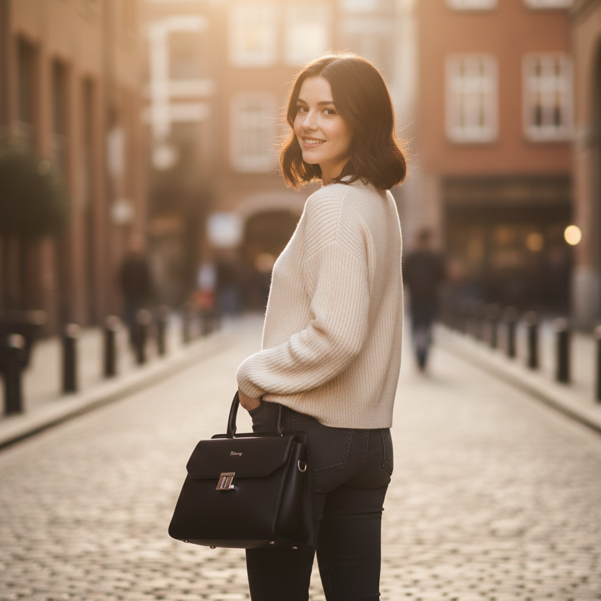 Trio Structured Handbag (CR-090)