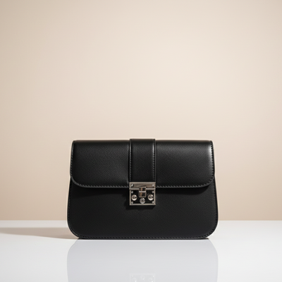 Elegant Square Lock Mini Shoulder Bag (CR-097)