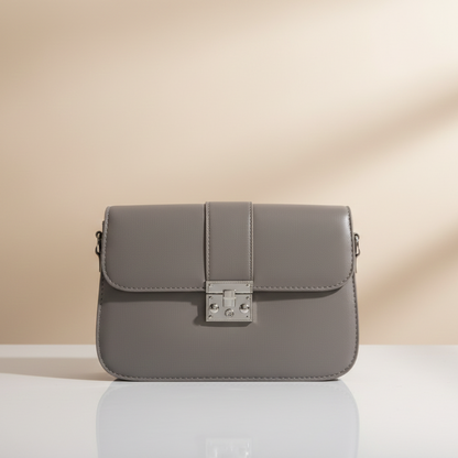 Elegant Square Lock Mini Shoulder Bag (CR-097)