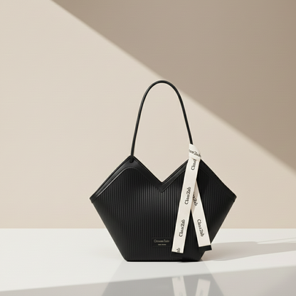 Modern V-Cut Structured Tote Bag (CR-045)