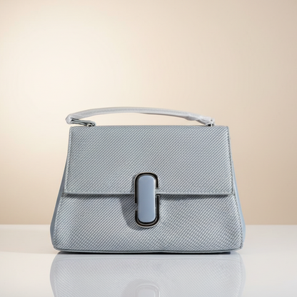 Top-Handle Bag with Statement Lock (CR-046)
