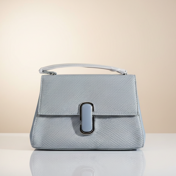 Top-Handle Bag with Statement Lock (CR-046)