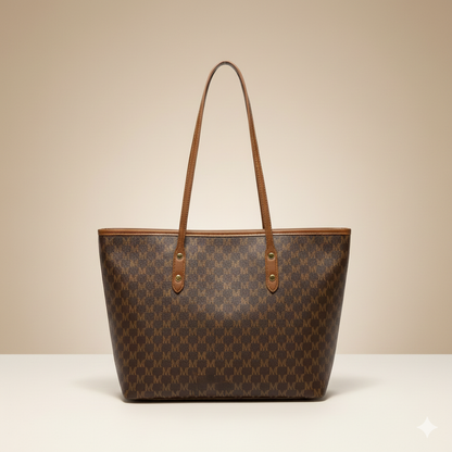 Monogram Print Luxury Tote Bag (CR-036)