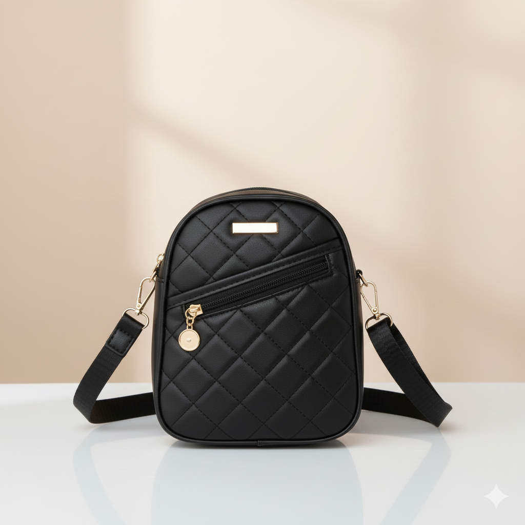 Quilted Mini Crossbody Bag (CR-077)