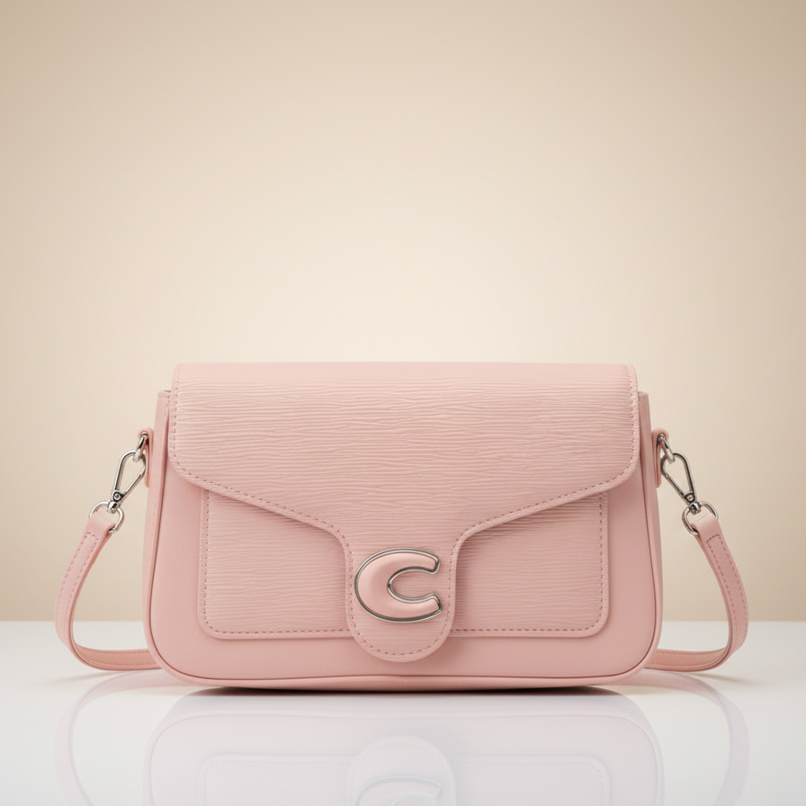 Luxury Textured Flap Crossbody Bag (CR-102)