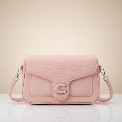 Luxury Textured Flap Crossbody Bag (CR-102)