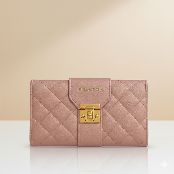 Forever AHS Lock Style Leather Wallet (CR-091)