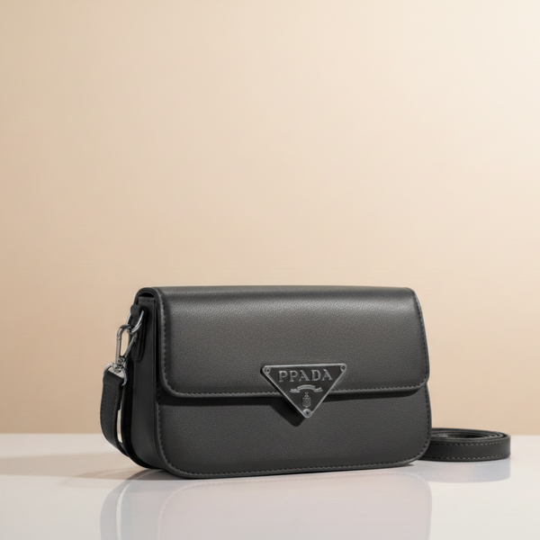 Signature Triangle Emblem Mini Shoulder Bag (CR-098)