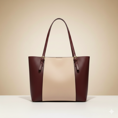 Elegant Leather Tote Bag – (CR-059)