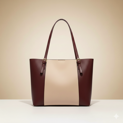 Elegant Leather Tote Bag – (CR-059)