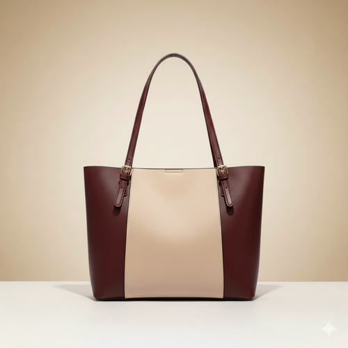Elegant Leather Tote Bag – (CR-059)