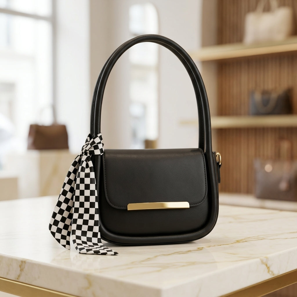 Minimalist Luxe Shoulder & Crossbody Bag CR-092